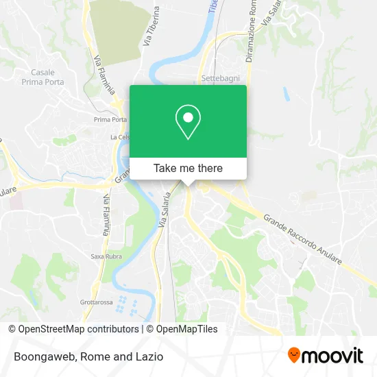 Boongaweb map