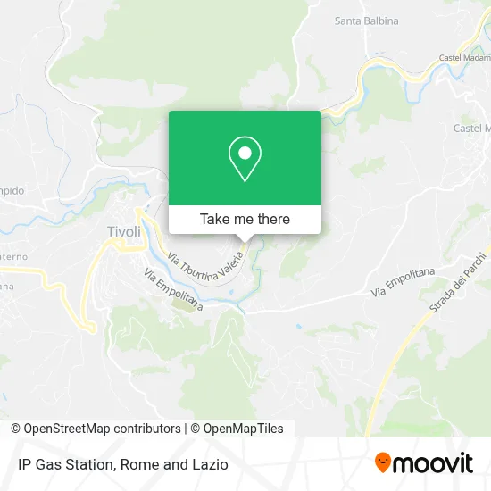 IP Gas Station map