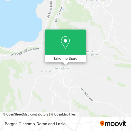 Borgna Giacomo map