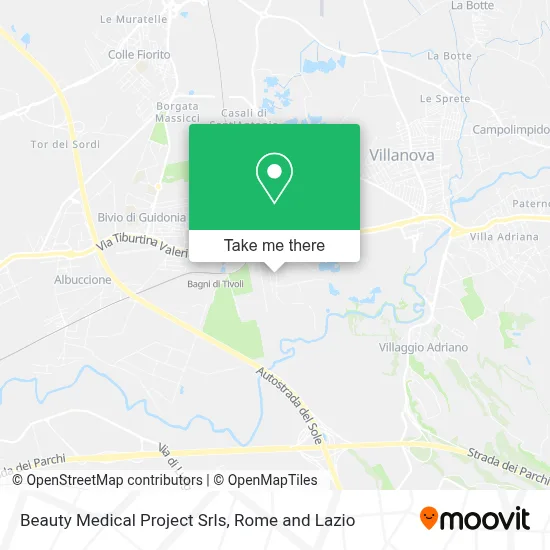 Beauty Medical Project Srls map