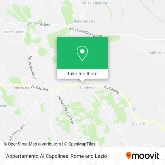 Appartamento Al Capolinea map