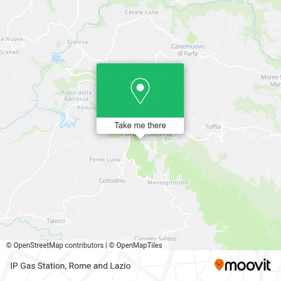 IP Gas Station map
