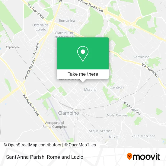 Sant'Anna Parish map