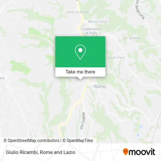 Giulio Ricambi map