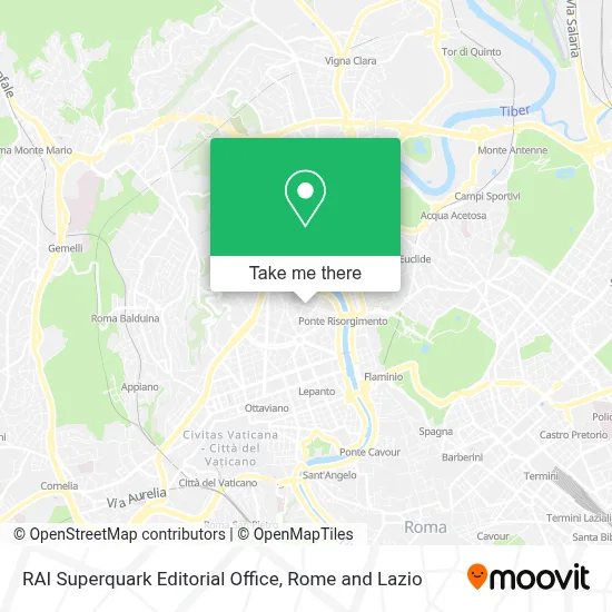 RAI Superquark Editorial Office map