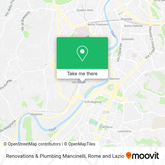Renovations & Plumbing Mancinelli map