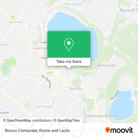 Bosco Comunale map