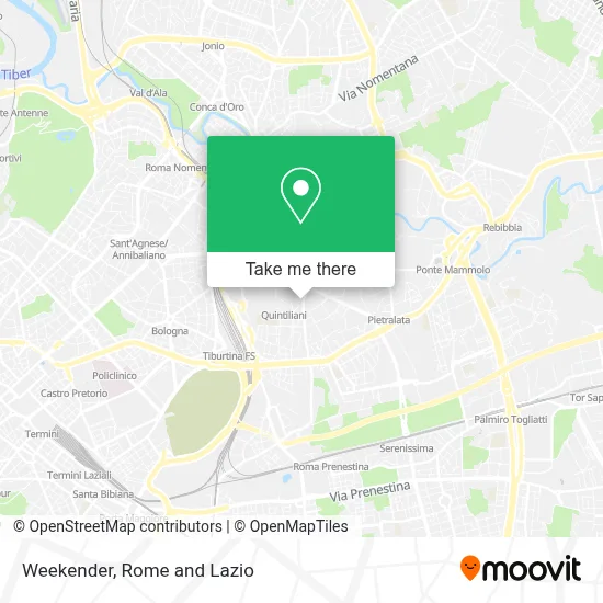 Weekender map