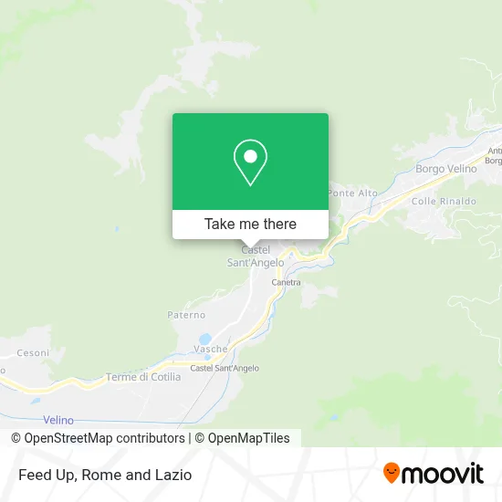 Feed Up map