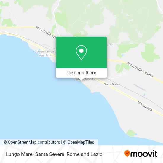 Lungo Mare- Santa Severa map