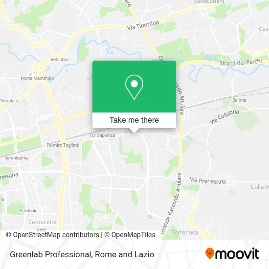 Greenlab Professional map