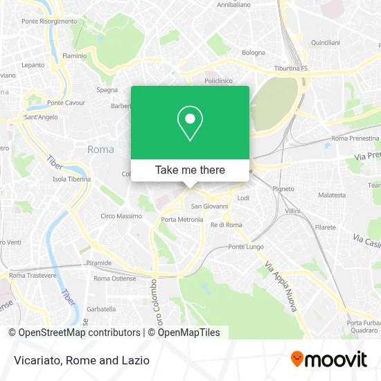 Vicariato map