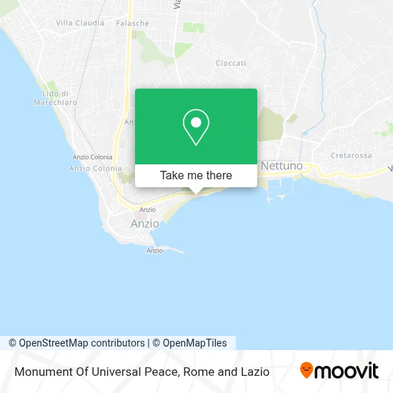 Monument Of Universal Peace map