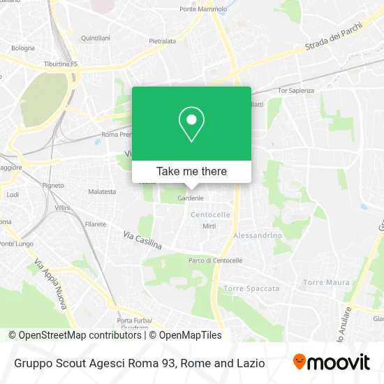 Gruppo Scout Agesci Roma 93 map