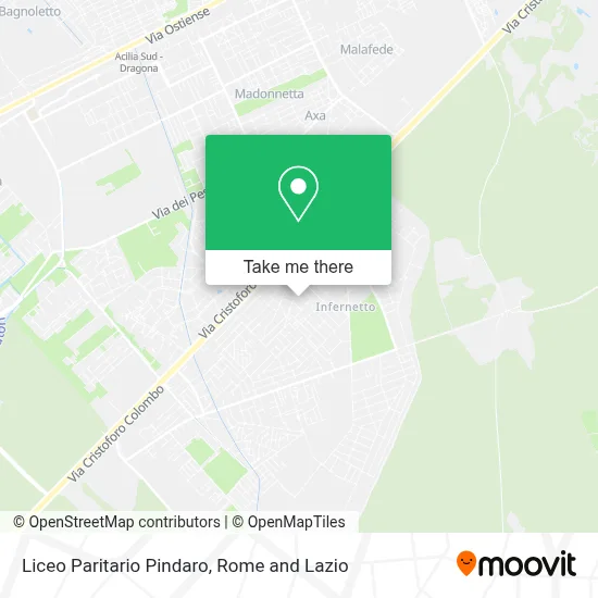Liceo Paritario Pindaro map