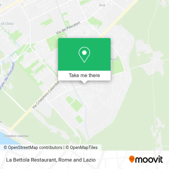 La Bettola Restaurant map