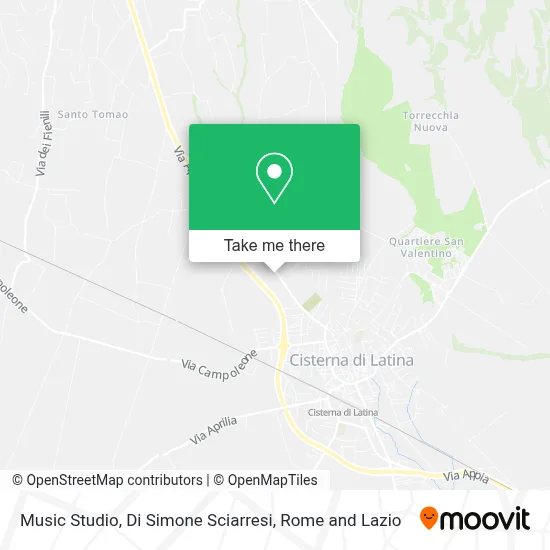 Music Studio, Di Simone Sciarresi map