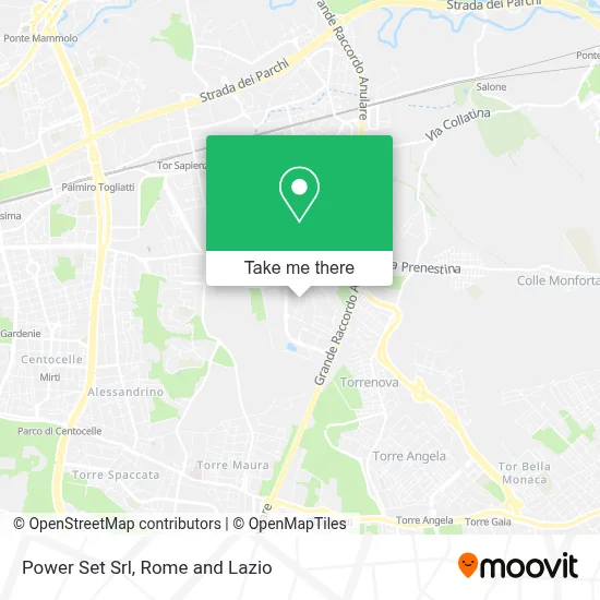 Power Set Srl map