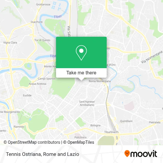 Tennis Ostriana map
