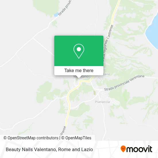 Beauty Nails Valentano map