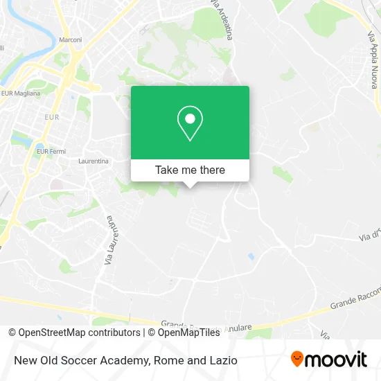 New Old Soccer Academy map