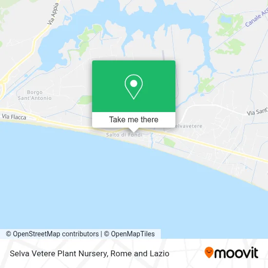 Selva Vetere Plant Nursery map