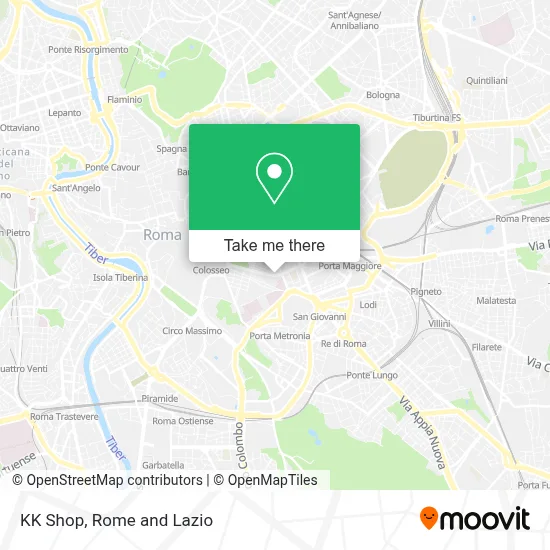 KK Shop map