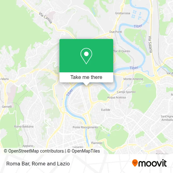 Roma Bar map