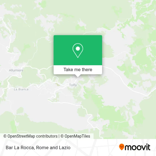 Bar La Rocca map