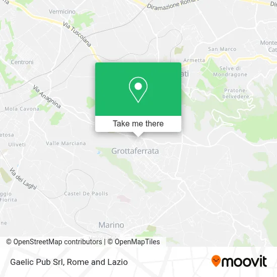 Gaelic Pub Srl map