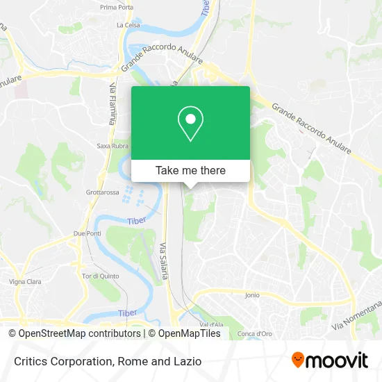 Critics Corporation map