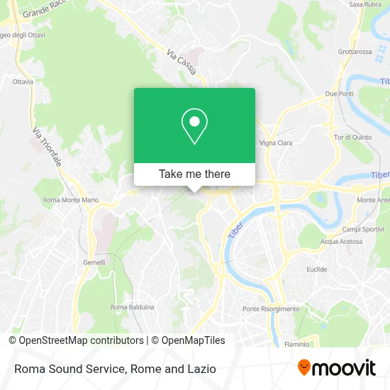 Roma Sound Service map
