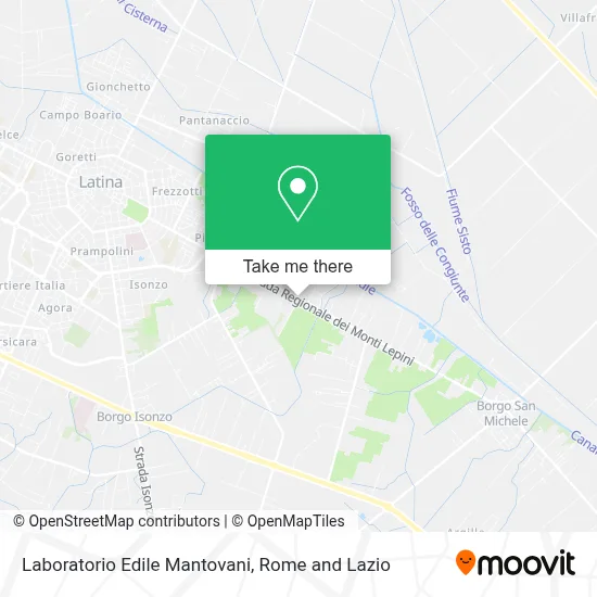 Laboratorio Edile Mantovani map