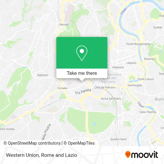 Western Union map
