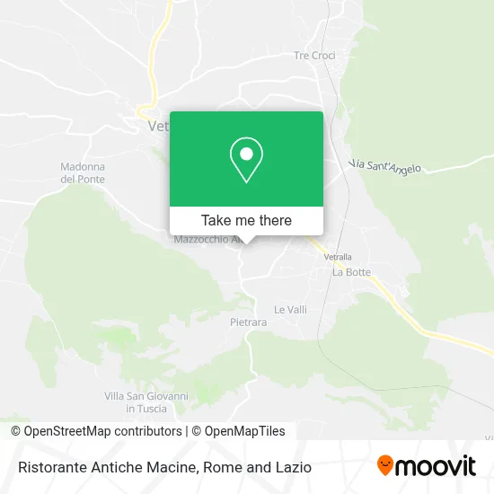 Ristorante Antiche Macine map