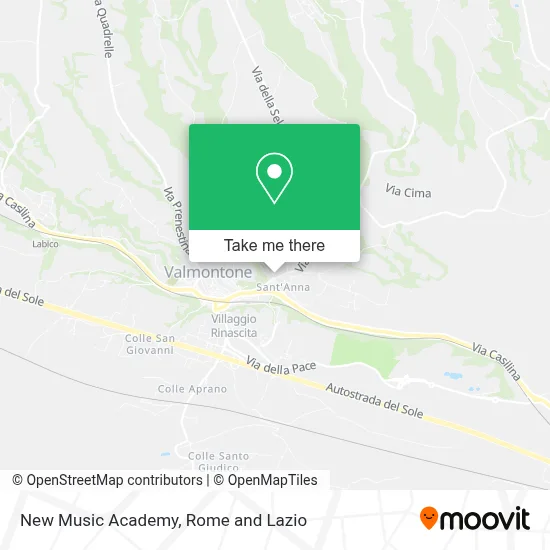 New Music Academy map