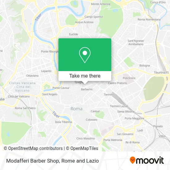 Modafferi Barber Shop map