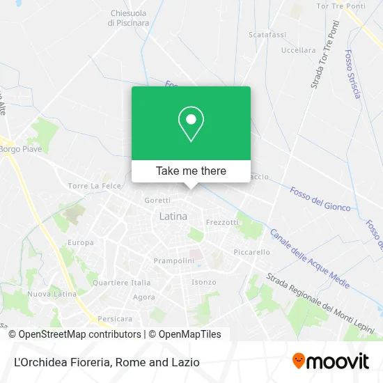 L'Orchidea Fioreria map