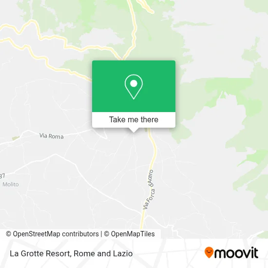 La Grotte Resort map