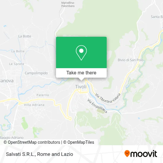 Salvati S.R.L. map