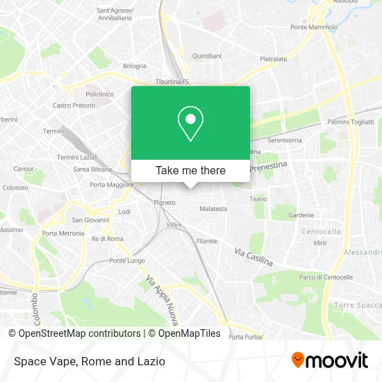 Space Vape map