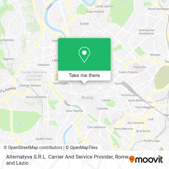 Alternatyva S.R.L. Carrier And Service Provider map