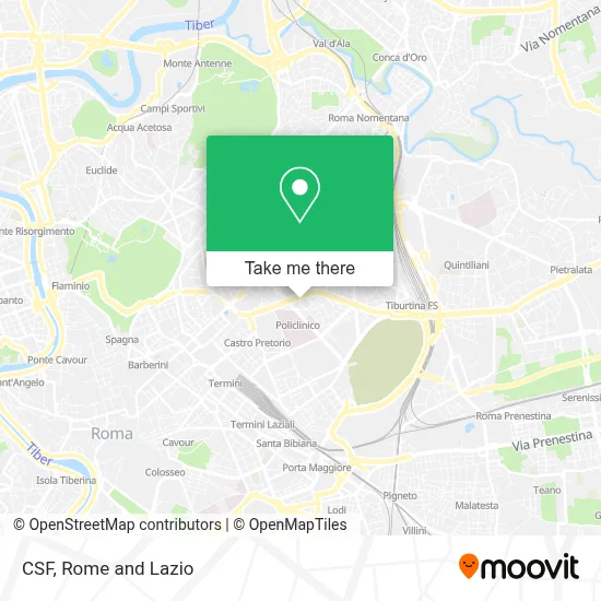 CSF map