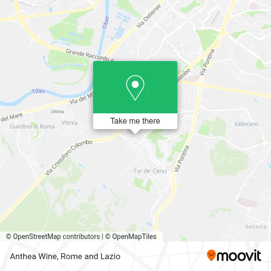 Anthea Wine map