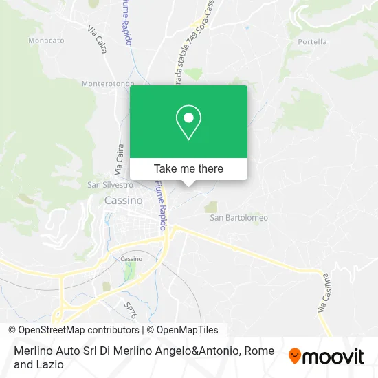 Merlino Auto Srl Di Merlino Angelo&Antonio map
