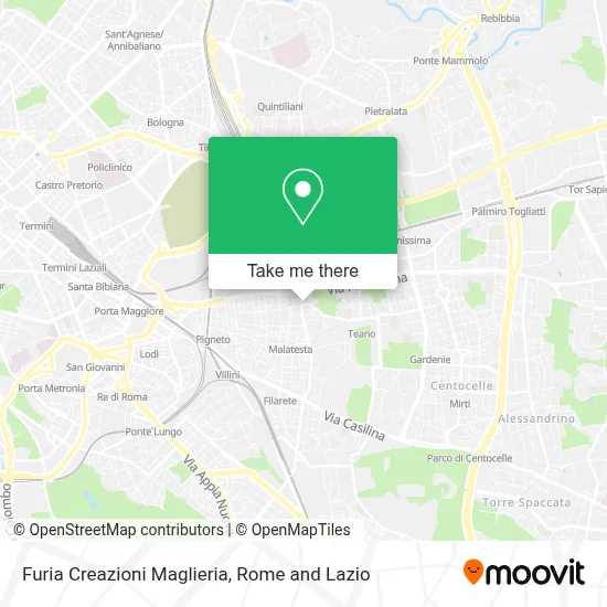 Furia Creazioni Maglieria map