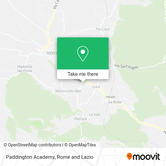 Paddington Academy map