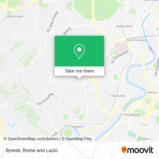 Byteek map