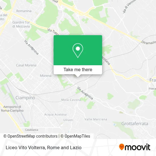 Liceo Vito Volterra map