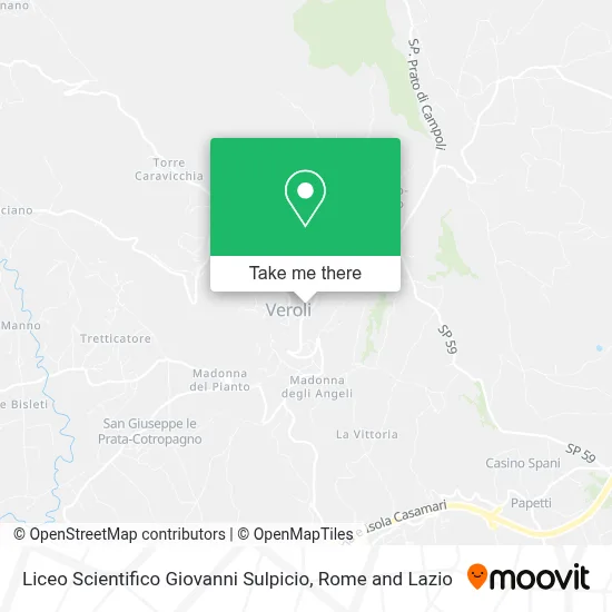 Liceo Scientifico Giovanni Sulpicio map